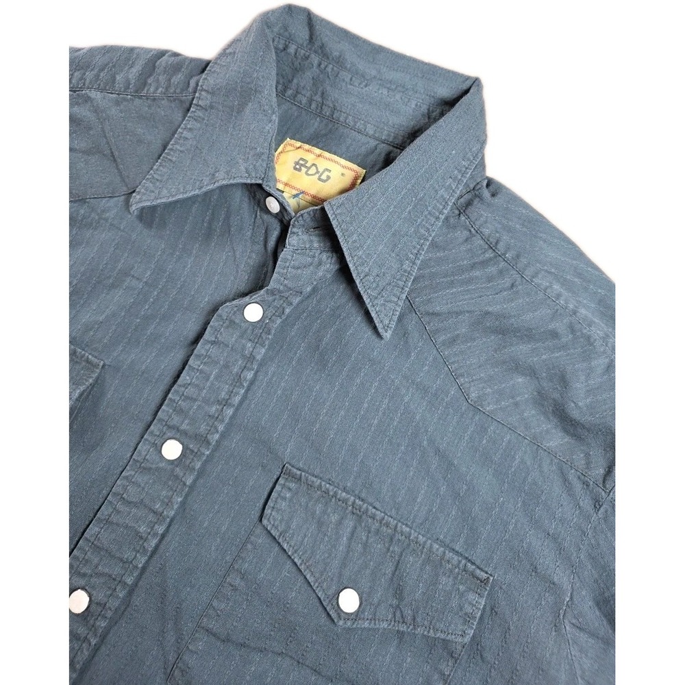 Urban Outfitters BDG Men's Western Shirt Medium | Short Sleeve, Cotton
